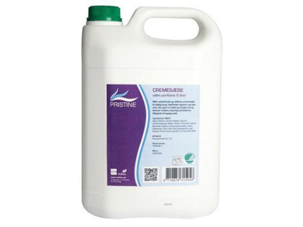 Sæbe Pristine uden parfume 3x5 liter