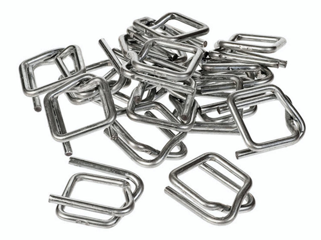 Metalspænder 16mm  t/TEKSTIBÅND. 1000 STK.