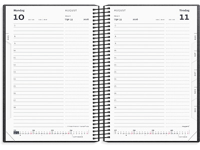 Dagskalender matsort genbrugskarton 2026