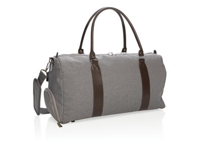 Weekend taske med USB-A udgang, grå