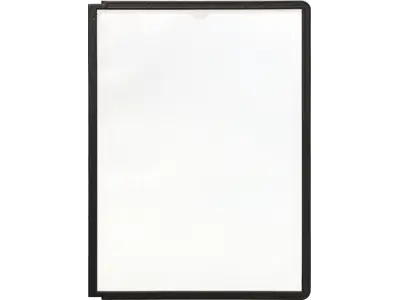 Registerlomme durable  A4 sort 5 stk.