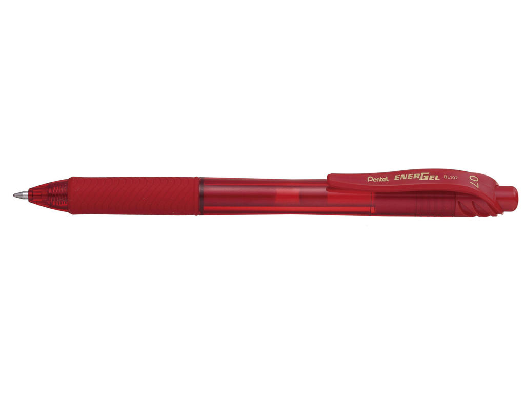 Rollerpen Pentel EnerGelX BL107 rød 0,7 mm