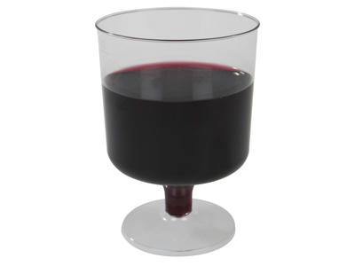 Plastglas hård PS på fod 20/23 cl 10 stk.