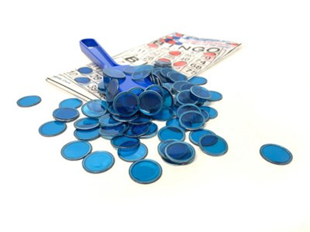 Dækbrikker med magnet blå 100 stk