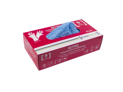 Nitrilhandske pudderfri Plus S blå 100 stk