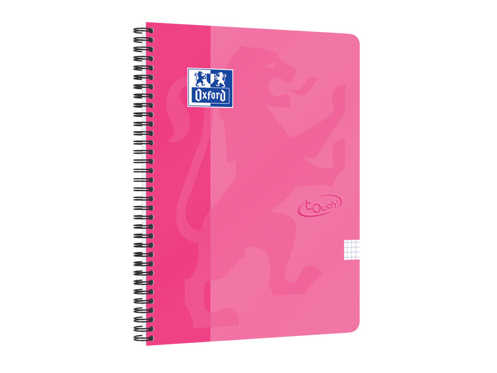 Notesbog Oxford Touch A4+ 90gr. tern pink