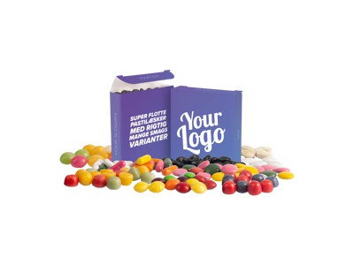 Pastilæske med logo ca. 20 gram