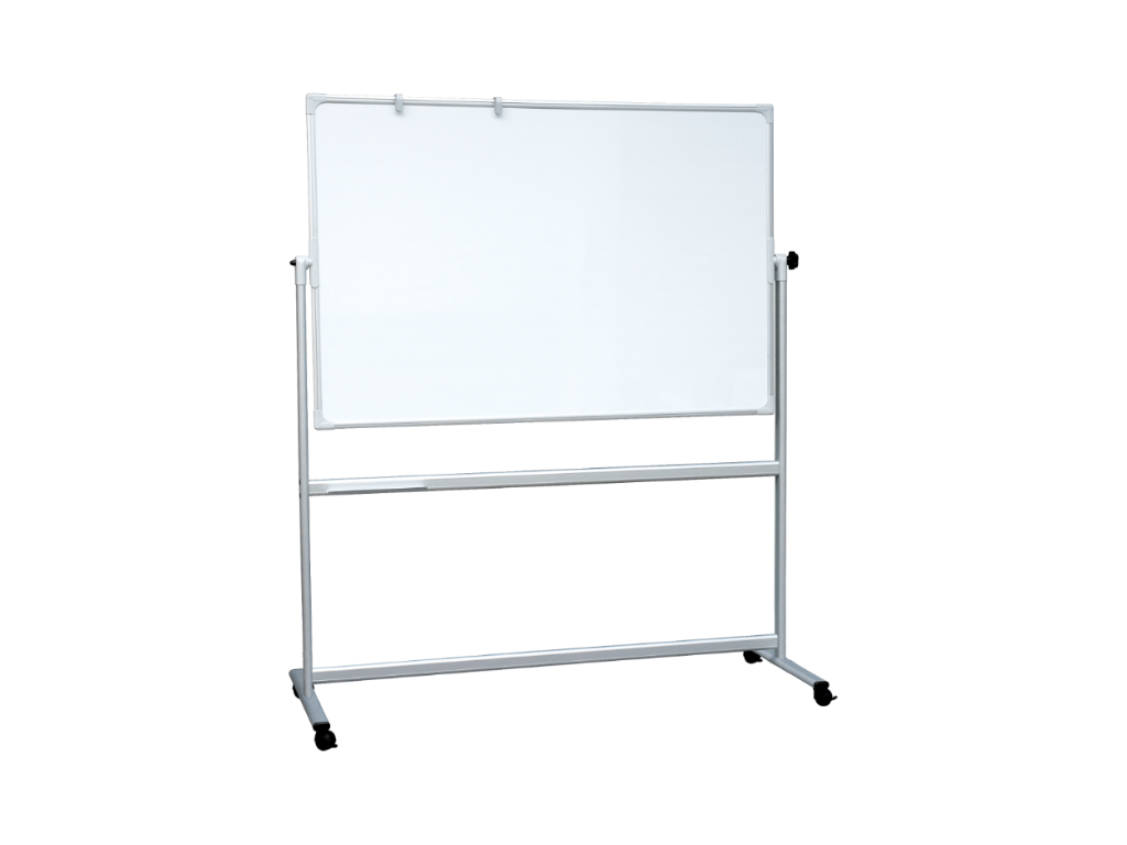 Mobil og vendbar Naga whiteboard 180 ×120 cm hvid