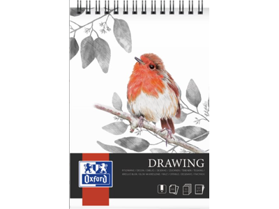 Tegneblok A4 160gr Oxford 50 ark