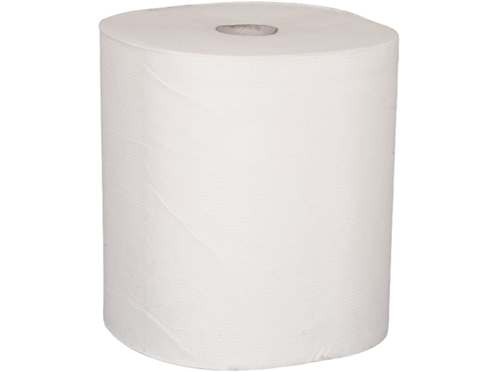 Håndklæderulle Care-Ness Excellent, 2-lags 140mx20,3cm Ø19 cm hvid 6 rl