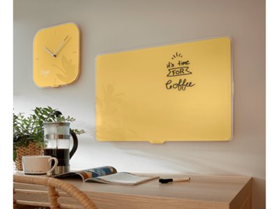 Magnetisk glastavle Leitz Cosy | 60 x 80 cm | Gul