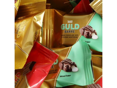 Chokolade Guldbarre Mini 800 gram
