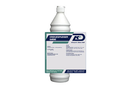 Vinduespudsersæbe 1 liter Knud E. Dan