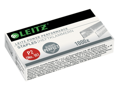 Hæfteklamme 10 P2 Leitz 1000 stk.