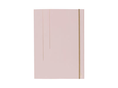 Elastikmappe A4 KOZO 3-klap Dusty pink