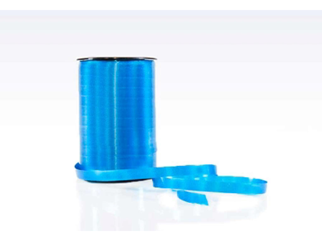Gavebånd | 10mm x 250m | blank | turkis 