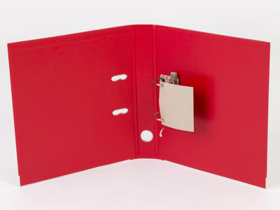 Brevordner A4 50 mm Q-Line rød