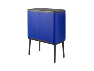 Brabantia affaldsspand med låg | Bo Touch Bin | 11 + 23 liter | Blå
