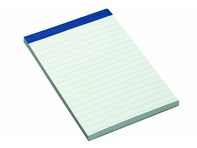 Telefonblok A6 linjeret med stub