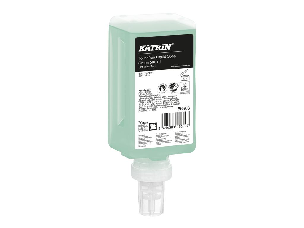 Sæbe Katrin flydende Green grøn 500 ml 12 stk