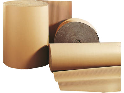 Bølgepap brun   80 cm x 70 meter