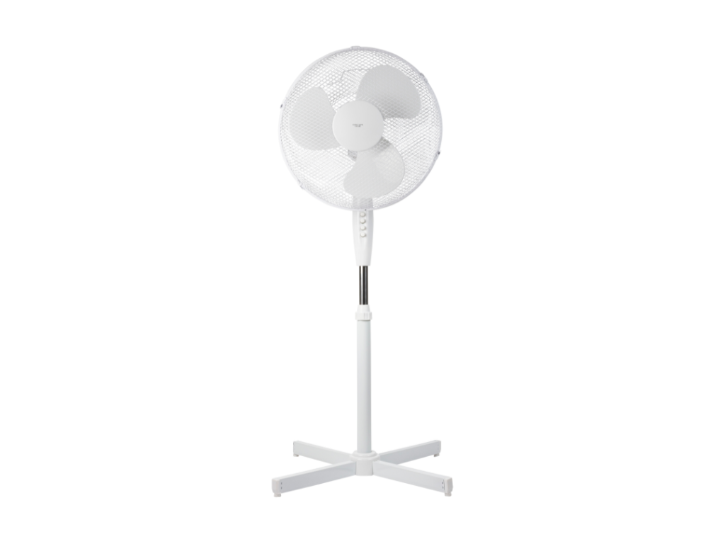 Ventilator gulv Ø 40 cm hvid