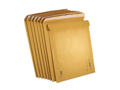 Boblekuvert Ecomax No. 17/G (indv 230x340mm) brun 100 stk