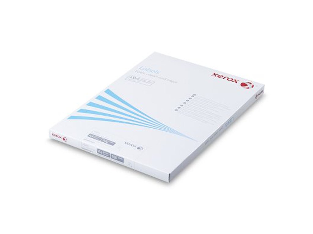 Etiket 16x35mm Xerox, 80 stk/ark 100 ark