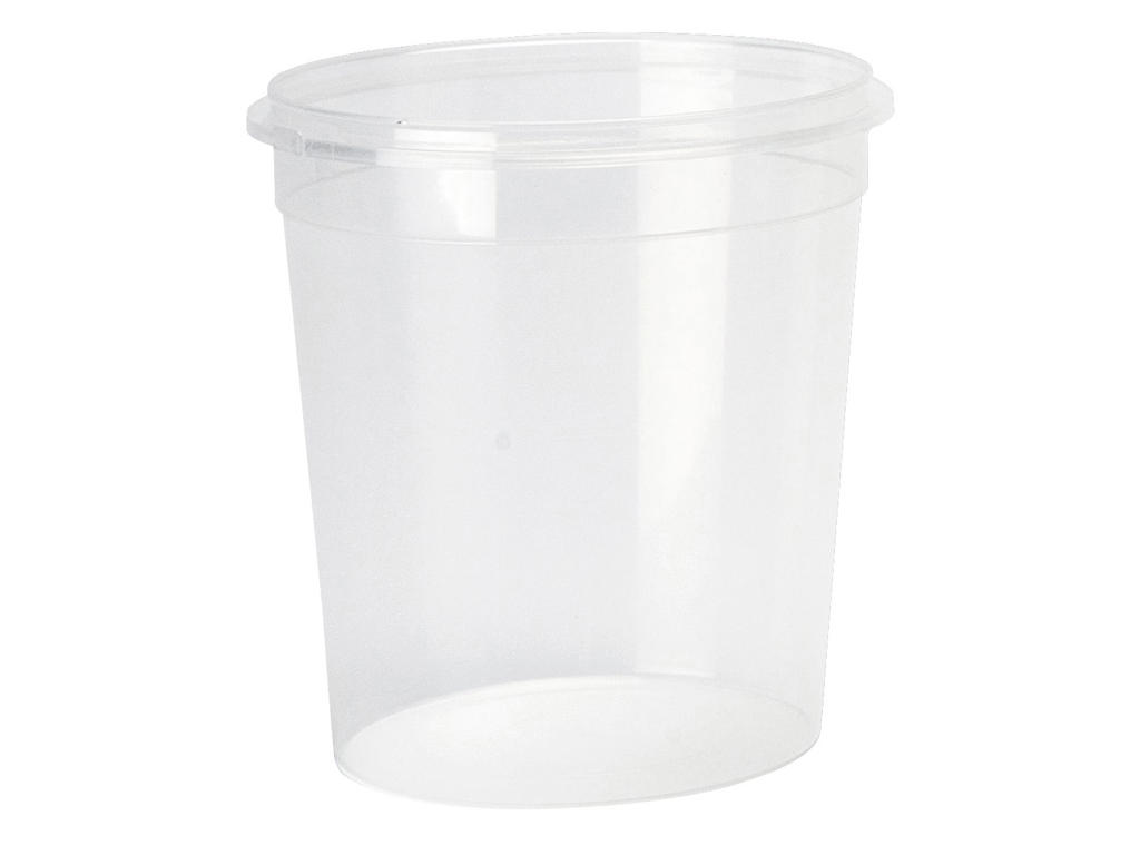 Plastbøtte + låg handy-lock PP 180 sæt