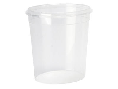 Plastbøtte + låg handy-lock PP 180 sæt