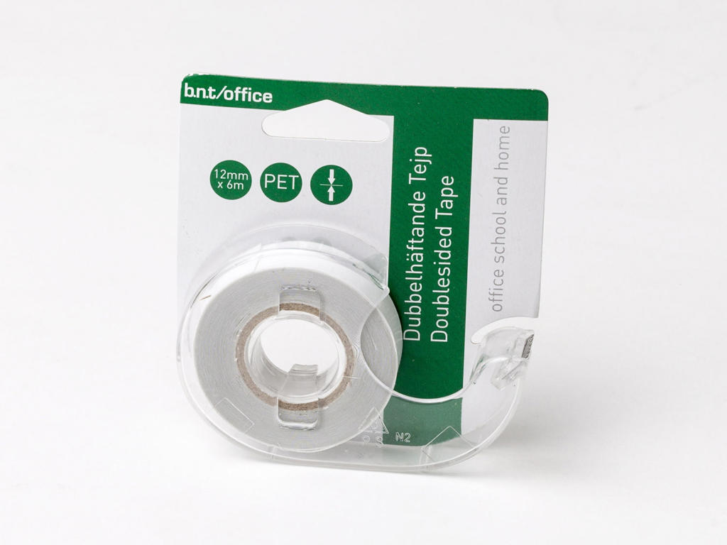 Tape dobbeltklæbende 12mm x 6 meter