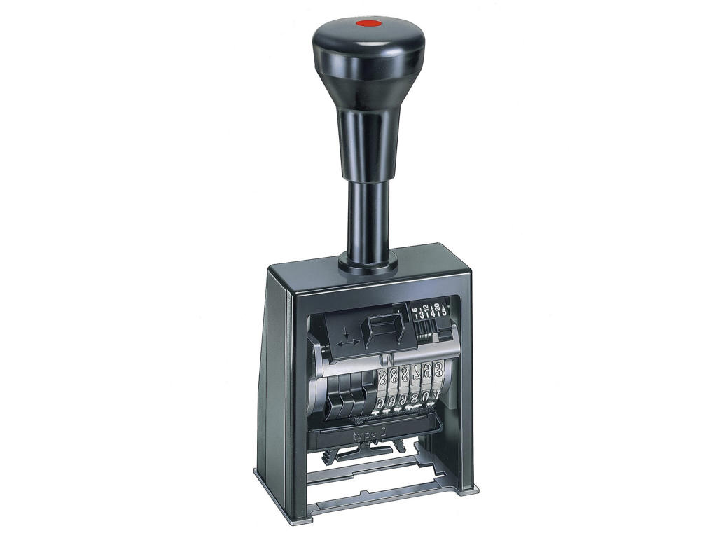 Stempel Reiner nummeratør B6K 6 cifre 5,5mm