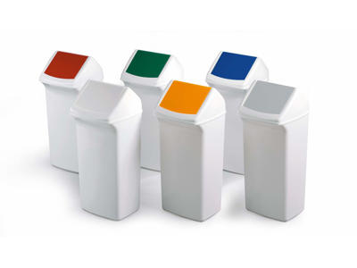 Vippelåg t/Durabin 40L. hvid/hvid