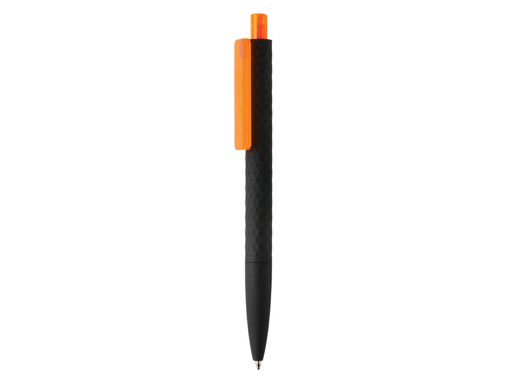 X3 sort pen med smooth touch, orange