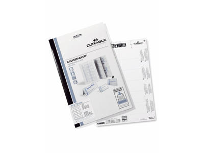 Indstik til navneskilt 75x40 mm 20 ark Durable