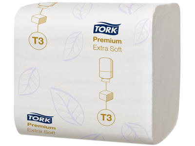 Toiletpapir Tork T3 114276 Premium 2-lags 30x252 ark