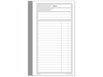 Triplikatbog 92 2204 50 108x200mm 3x50 blade