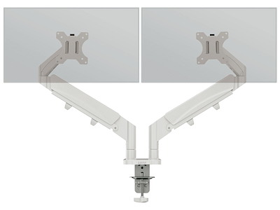 Monitorarm til 2 skærme Leitz Ergo lysgrå