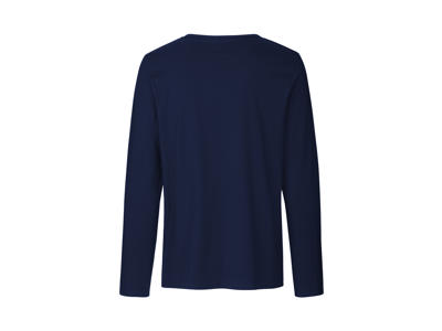 Herre Langærmet T-shirt Neutral O61050 navy 