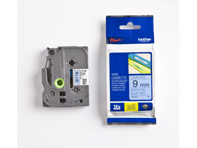 Brother tape TZe521 9mm sort/blå