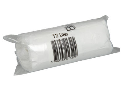 Spandeposer 40x57 12L LLDPE hvid m/stjernebund 20 stk