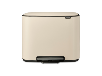 Brabantia Pedalspand Bo | 3 x 11 liter | Beige