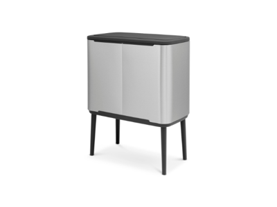 Brabantia affaldsspand med låg | Bo Touch Bin | 3 x 11 liter | Mat stål