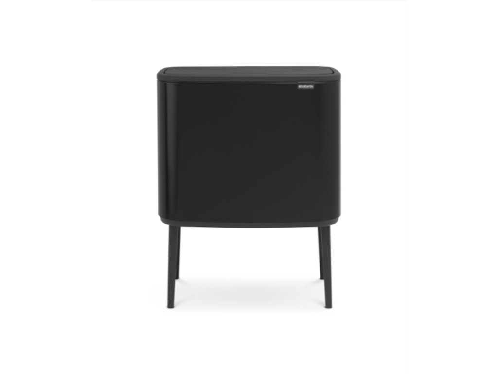 Brabantia affaldsspand med låg | Bo Touch Bin | 3 x 11 liter | Sort