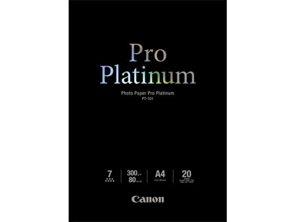 Fotopapir A4 Canon Pro Platinum 300g inkjet 20 ark