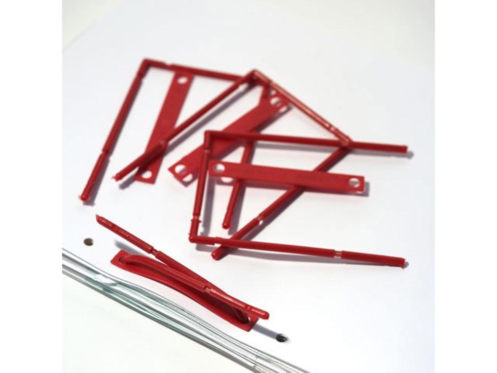 B-Binder plast rød 100 stk