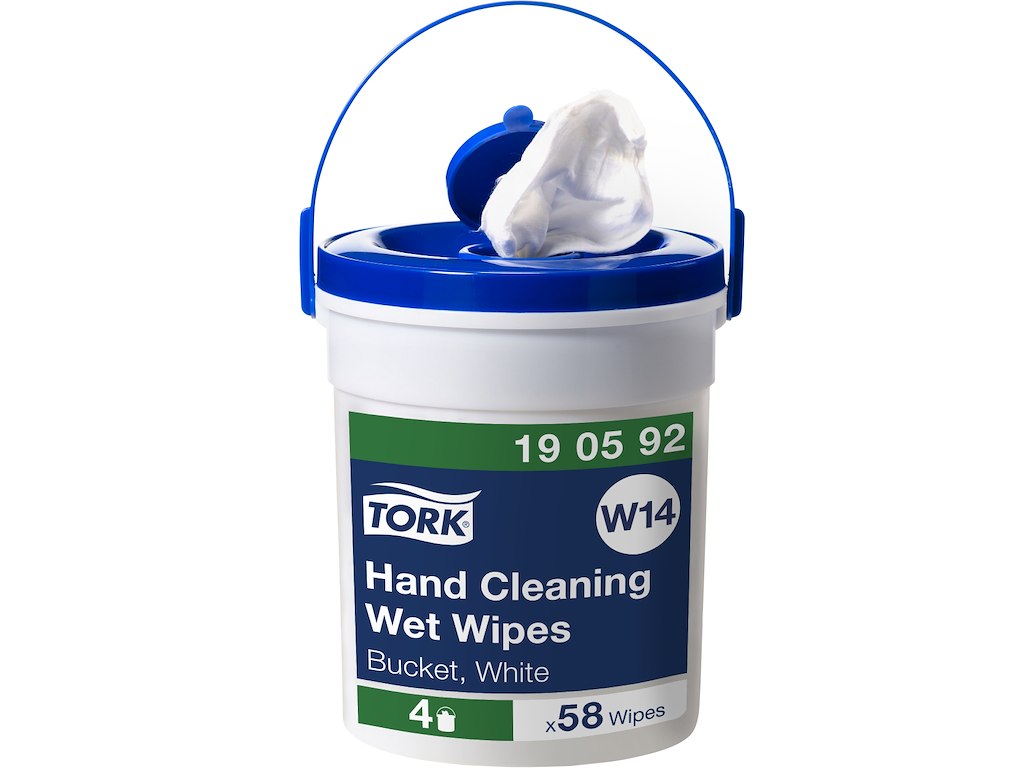 Renseservietter Tork W14 190592 Wet Wipe håndrens 4x58 stk.