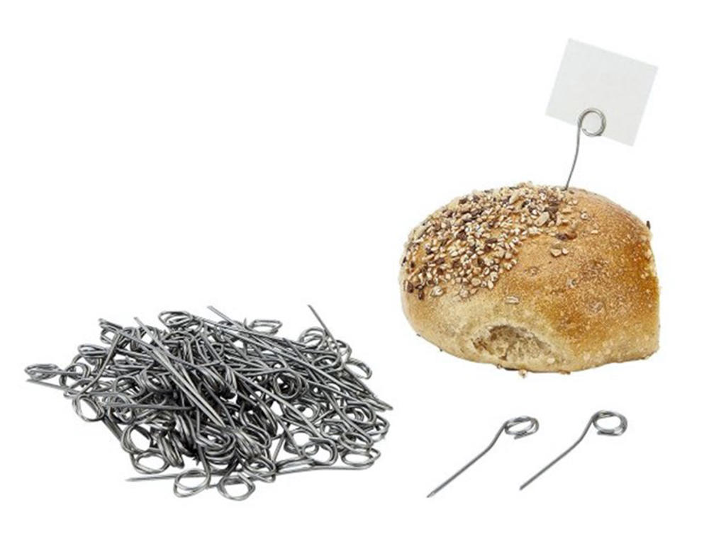 Skiltenål pris/kød stål 100 stk