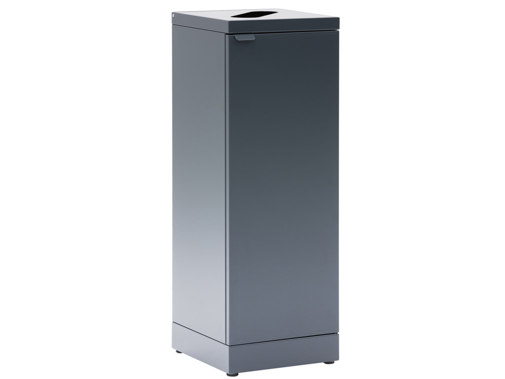 Affaldsbeholder Bica 65L skrå åbning antracit
