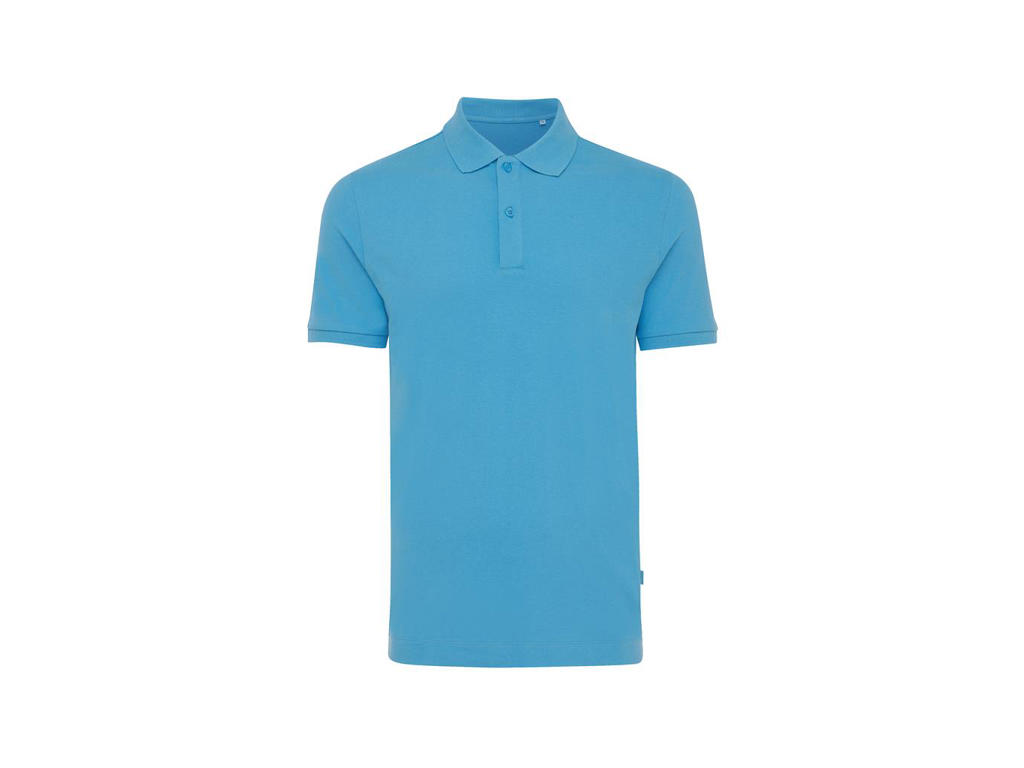 Iqoniq Yosemite polo pique i genanvendt bomuld, tranquil blue